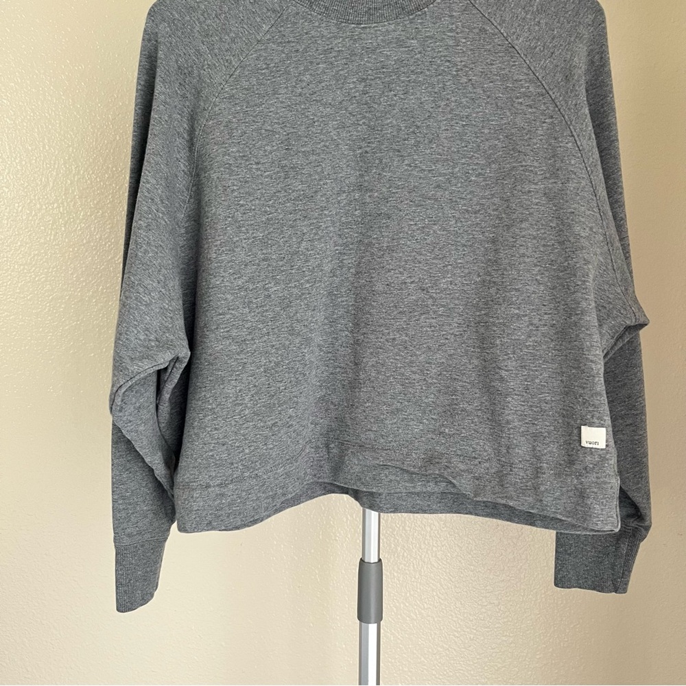 Vuori Crew Neck Sweatshirt Grey - Picture 3 of 7